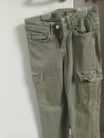 Groene broek met zakken XS, Ophalen of Verzenden, Zo goed als nieuw, Maat 34 (XS) of kleiner, Lang