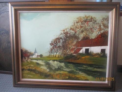 Schilderij Willy Frissen, Antiek en Kunst, Kunst | Schilderijen | Klassiek, Ophalen