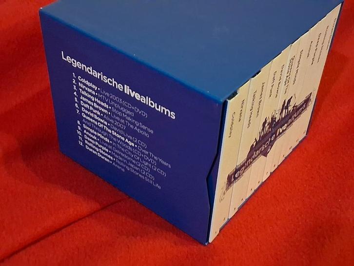 12 cd box Legendarische live albums, Cd's en Dvd's, Cd's | Rock, Zo goed als nieuw, Ophalen of Verzenden
