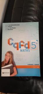Cqfd maths corrigé NEUF, Livres, Livres scolaires, Enlèvement ou Envoi, Neuf