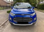 Ford EcoSport Benzine – bouwj 2016 – Gekeurd – 77.000km, Auto's, Ford, Voorwielaandrijving, Ecosport, Blauw, Leder en Stof