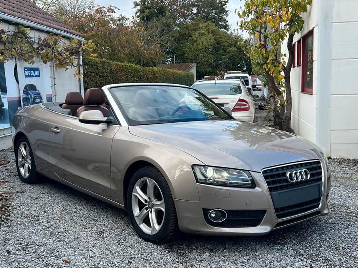 Audi a5 cabrio / 2.0 / benzine, Auto's, Audi, Bedrijf, A5, Zetelverwarming, Benzine, Euro 5, Leder, Ophalen