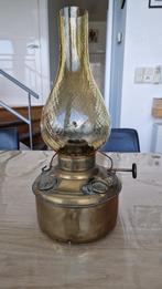 oude koperen olielamp, Antiek en Kunst, Antiek | Brons en Koper, Ophalen, Koper