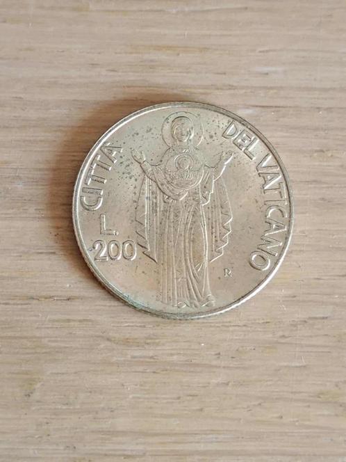 VATICAANSTAD 200 Lire 1990 R - Our Lady of the Sign, Postzegels en Munten, Munten | Europa | Niet-Euromunten, Losse munt, Overige landen