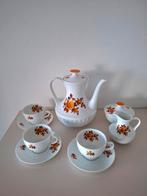 Seventies koffieservies 6 personen, Antiek en Kunst, Ophalen of Verzenden