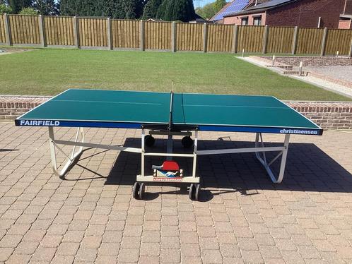 Pingpongtafel indoor met 2 batjes en pingpongballetjes, Sport en Fitness, Tafeltennis, Gebruikt, Net, Batje(s) of Balletje(s)