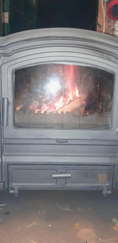 kolen/hout kachel, Huis en Inrichting, Kachels, Gebruikt, Vrijstaand, Kolenkachel, Overige brandstoffen, Ophalen of Verzenden