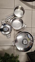 Kookpotten Demeyere, Maison & Meubles, Inox, Plaque céramique, Enlèvement, Utilisé