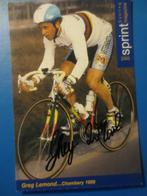 wielerkaart 1989 wk team equipe z greg lemond signe, Sport en Fitness, Verzenden, Zo goed als nieuw