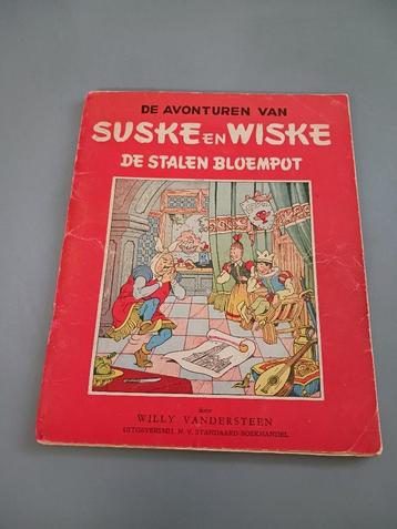Suske & Wiske, Stalen Bloempot, ' 55 herdruk, goede staat beschikbaar voor biedingen
