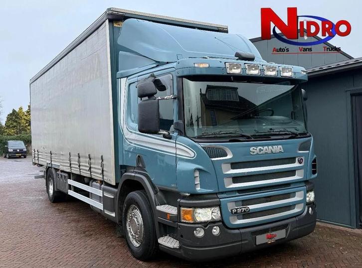 Scania P270 Schuifzeil I Manual I AC I 1500 KG Dhollandia LB, Autos, Camions, Achat, ABS, Air conditionné, Ordinateur de bord