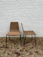 Outdoor buiten stoelen 2stuks, Ophalen, Twee, Bruin, Zo goed als nieuw