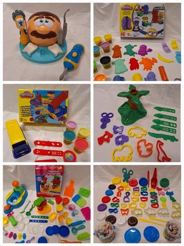 Groot lot plasticine speelsets, werkmateriaal en plasticine beschikbaar voor biedingen