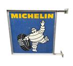 1970s Dubbelzijdig Michelin Reclamebord, Verzamelen, Ophalen, Gebruikt, Reclamebord