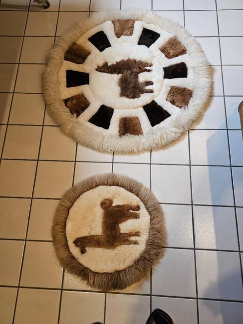ZEER MOOIE  LAMA WOL TAPIJTEN (antiek uit PERU), Huis en Inrichting, Stoffering | Tapijten en Vloerkleden, Zo goed als nieuw, 50 tot 100 cm