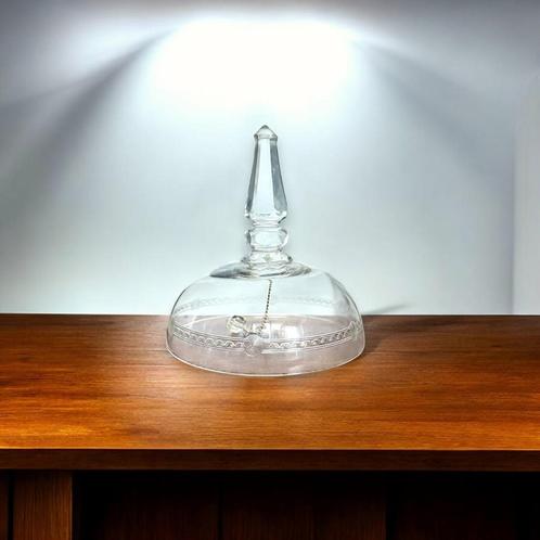 Vintage transparante fijne kristallen bel, Antiek en Kunst, Antiek | Glaswerk en Kristal, Ophalen of Verzenden