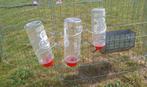 Drinkflessen konijn 3x + gratis voederbakje, Dieren en Toebehoren, Ophalen, Gebruikt
