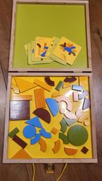 Jeu de formes géométriques Djeco en bois, Ophalen, Zo goed als nieuw