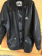 Adidas zwarte lange jas, Noir, Porté, Enlèvement ou Envoi, Taille 52/54 (L)