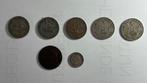 LOT 6 MUNTEN 1 MUNT ZILVER GREAT BRITTAINE, Ophalen of Verzenden, Overige landen, Setje, Zilver