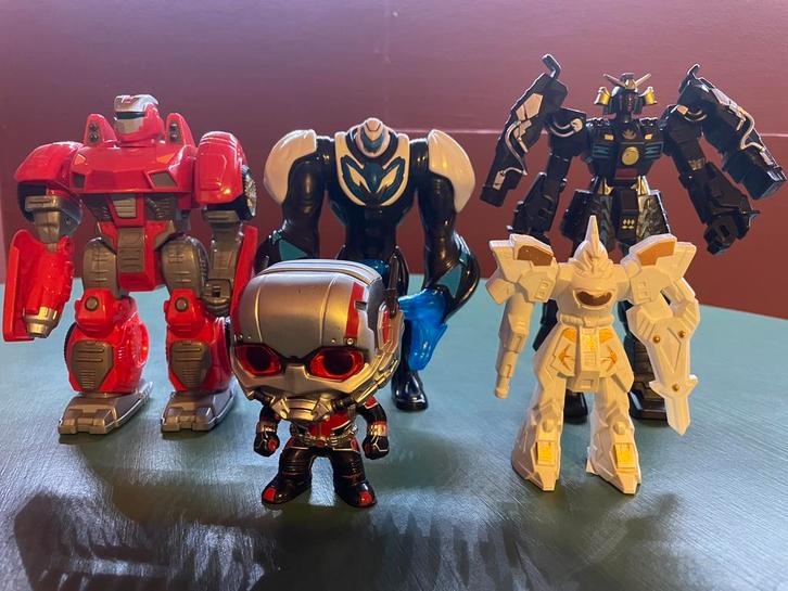 Lot van 5 robots, Kinderen en Baby's, Speelgoed | Actiefiguren, Ophalen