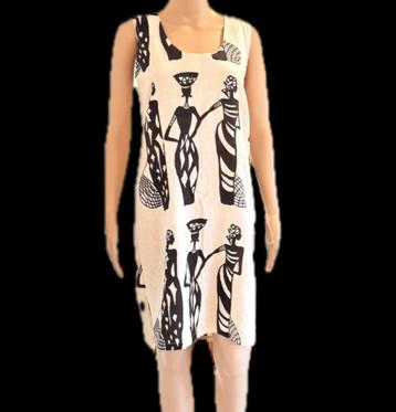 Light summer dress with beautiful African print (size M) beschikbaar voor biedingen