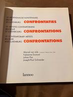 Confrontations, 111 artistes contemporains, Belgique, Livres, Comme neuf, Enlèvement ou Envoi, Marcel van Jole, Design graphique