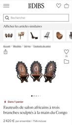 Chaise Africaine en bon état, Enlèvement ou Envoi