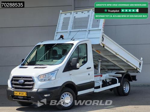 Ford Transit 170pk Open Laadbak Dubbellucht 3,5t Trekhaak Ai, Auto's, Bestelwagens en Lichte vracht, Bedrijf, Te koop, Airconditioning