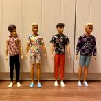 Barbie - set van 4 Ken, Enfants & Bébés, Jouets | Maisons de poupées, Comme neuf, Enlèvement ou Envoi, Poupée de maison de poupées