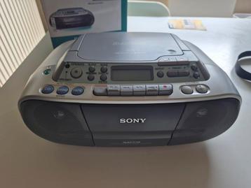 Sony cd radio + cassete recorder nieuw  beschikbaar voor biedingen