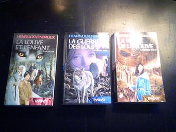 La  Moira de Henri  LOEVERBRUCK  Poche.. Série de 3 livres., Enlèvement, Comme neuf