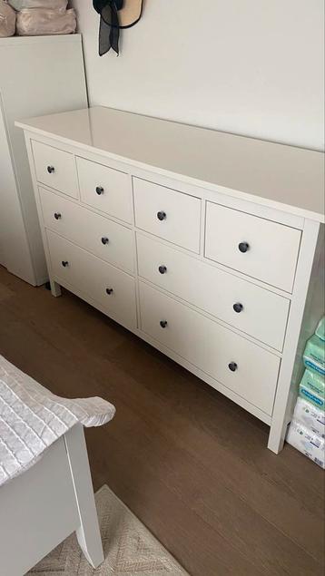 Witte IKEA HEMNES ladekast, Huis en Inrichting, Kasten | Ladekasten, Ophalen, Zo goed als nieuw