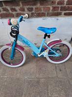 Kinderfiets frozen 16 inch met zijwieltjes, Fietsen en Brommers, Ophalen, Zo goed als nieuw, Zijwieltjes