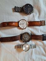 4 Fossil Horloges, Handtassen en Accessoires, Horloges | Heren, Ophalen of Verzenden