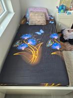 Bed met matras en lattenbodem 90x200(70€), Huis en Inrichting, Slaapkamer | Bedden, Ophalen, Gebruikt, 90 cm, Eenpersoons
