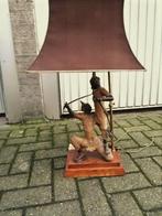 Bronzen vloerlamp - Aziatische Thaise stijl, Brons, Ophalen