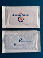Albanian Airlines Refreshing towel, Verzamelen, Luchtvaart en Vliegtuigspotten, Ophalen of Verzenden, Nieuw, Overige typen