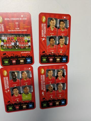 CARTES DE FOOTBALL STANDARD LIÈGE série 4X GOALGETTER, Envoi, Comme neuf