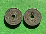 België - Duo 5 c Fr & Nl Kon. L II - 1906, Postzegels en Munten, Verzenden, Setje