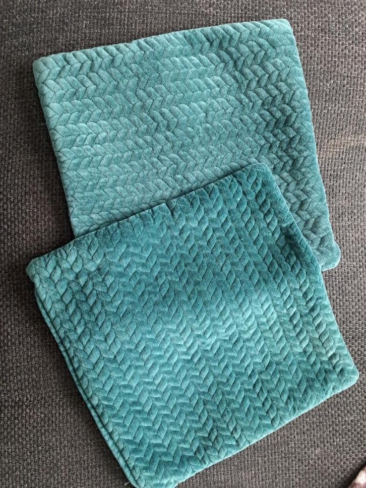 2 kussenhoezen Hema, Huis en Inrichting, Woonaccessoires | Kussens, Gebruikt, Ophalen of Verzenden