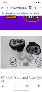 Gezocht: Harley 80” Ulh cylinderset, Ophalen of Verzenden, Zo goed als nieuw