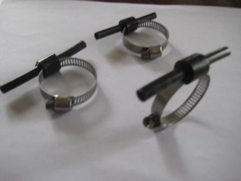 INOX Spanklemmen met Isolator 15 tot 40 mm, Telecommunicatie, Antennes en Masten, Ophalen of Verzenden