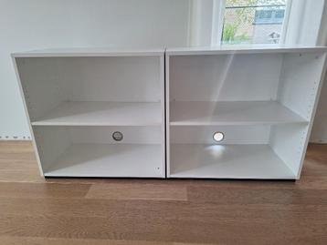2 open Ikea-kasten, Huis en Inrichting, Kasten | Boekenkasten, Ophalen, Met plank(en), Gebruikt, 100 tot 150 cm