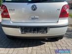 VW POLO 9N Zilver LA7W achterbumper 2001-2009, Arrière, Pare-chocs, Volkswagen, Volkswagen AG