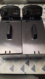 Dubbele friteuse, Elektronische apparatuur, Frituurpannen, 4 liter of meer, Ophalen, Gebruikt, Duo-friteuse