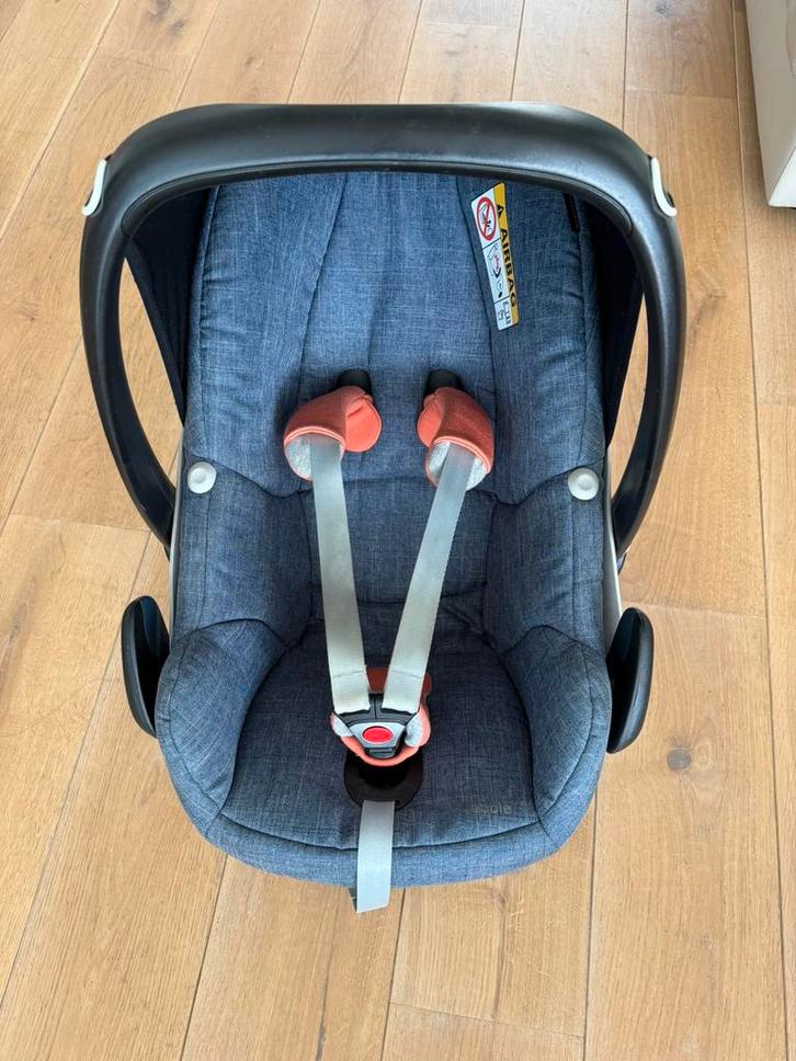 Maxi Cosi Pebble Denim, Kinderen en Baby's, Autostoeltjes, Zo goed als nieuw, Ophalen