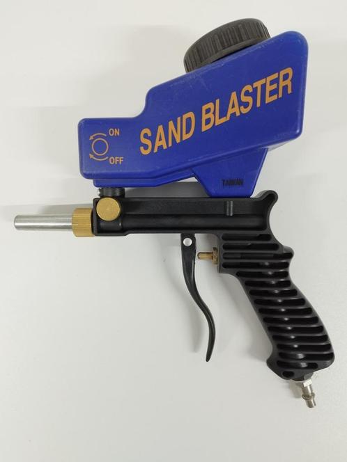 Zandstraalpistool - handstraalpistool met 600 cc Beker, Doe-het-zelf en Bouw, Reinigingsmachines, Zo goed als nieuw, Ophalen of Verzenden