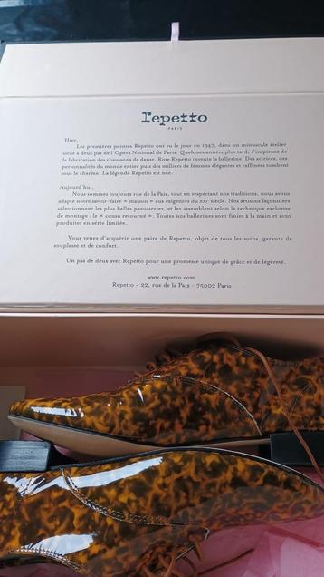 Repetto neuves en cuir, vernies. Richelieu, 40 beschikbaar voor biedingen