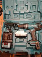 makita boormachine 18v DF488DAEX2, Doe-het-zelf en Bouw, Ophalen of Verzenden, Zo goed als nieuw, Boormachine